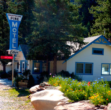 whispering pines in estes park